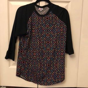 Lularoe baseball tee size M.